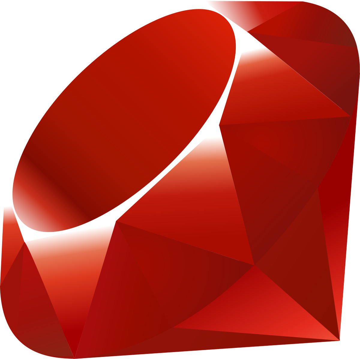 O logotipo de Ruby.