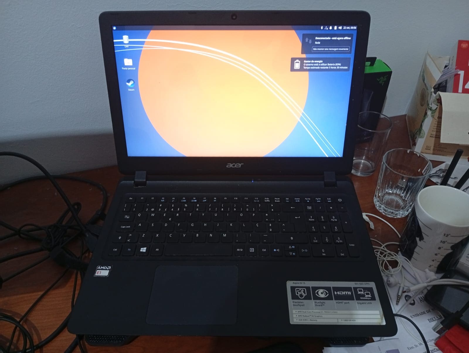Uma imagem do Acer Aspire ES15.