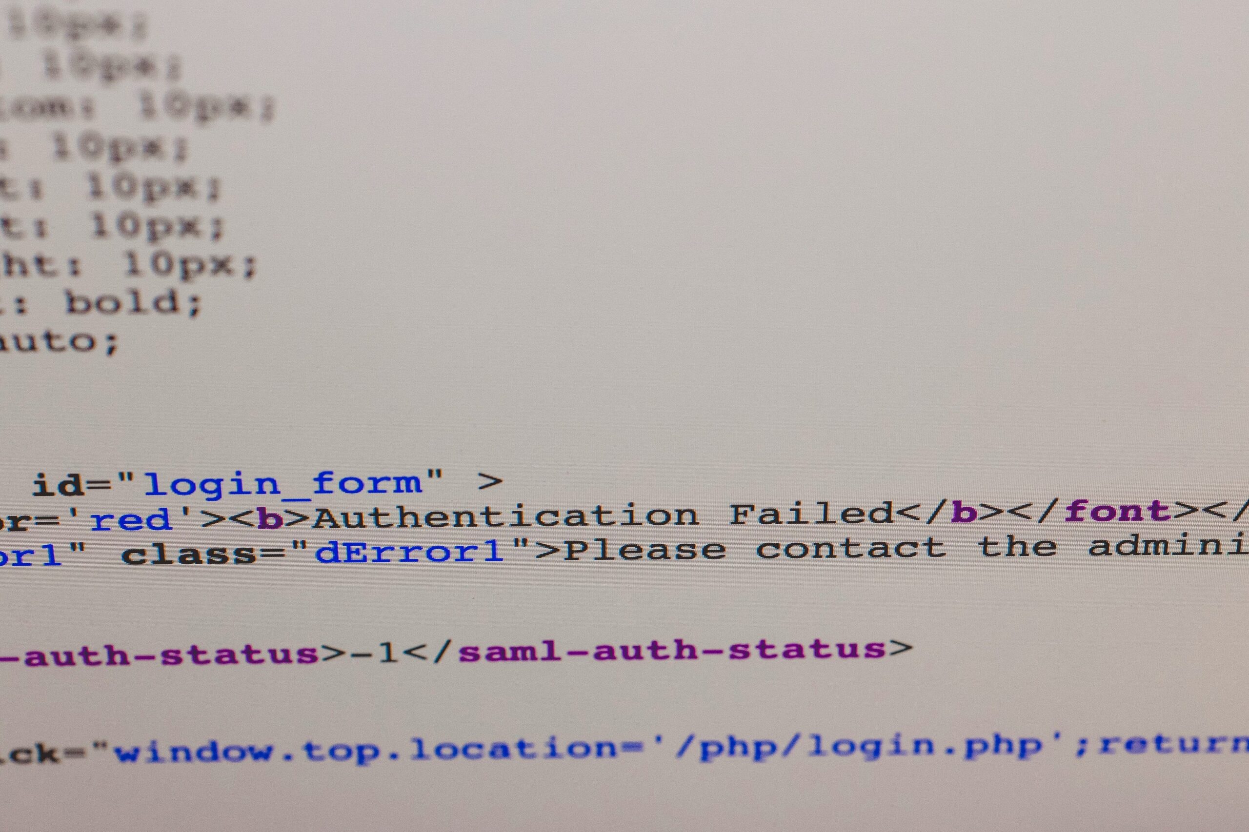 Uma imagem de html.