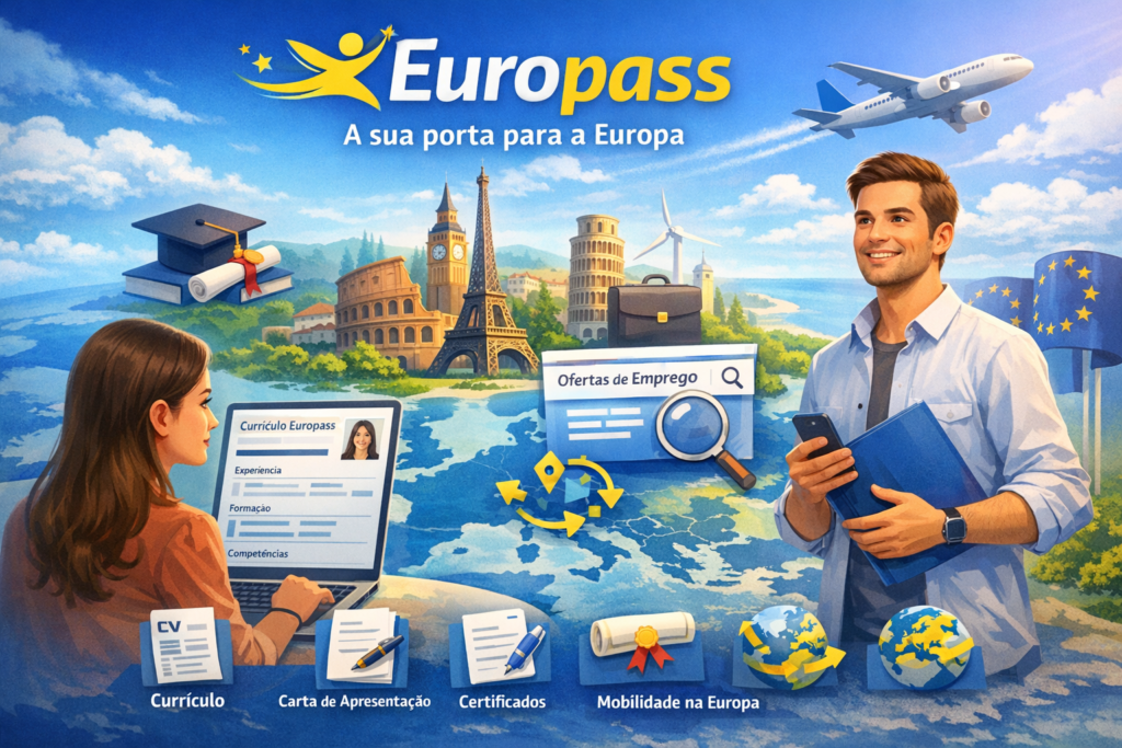 Foto de artigo sobre Europass.