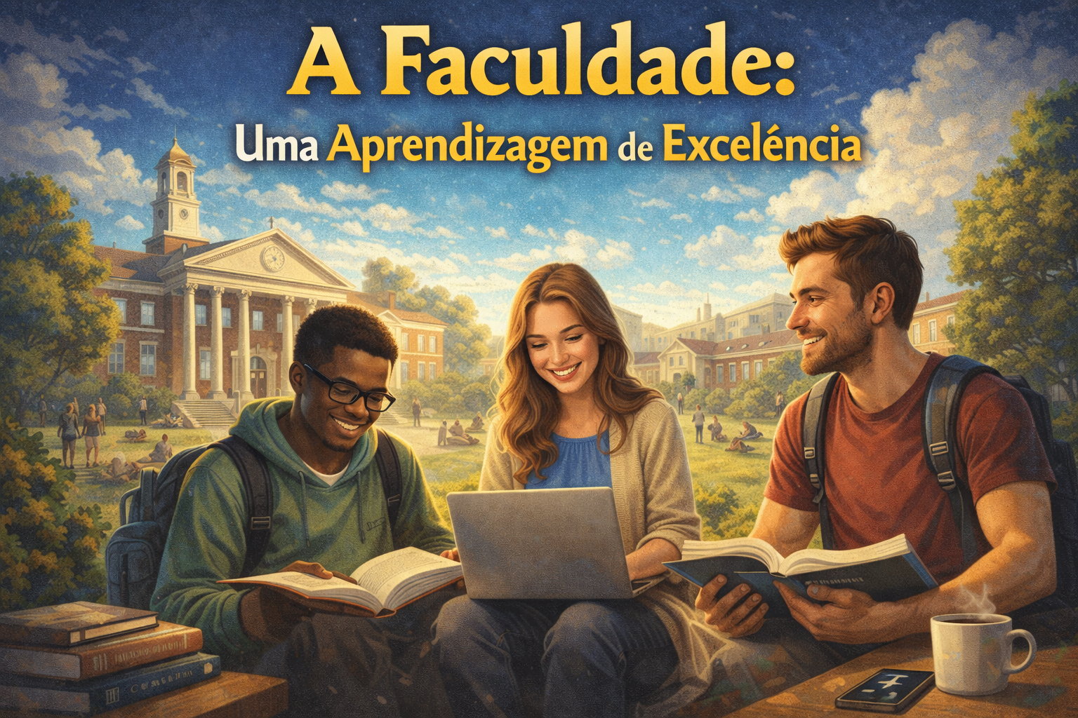 Foto do artigo sobre a faculdade.