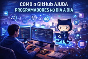 A imagem do artigo Como o GitHub Ajuda Programadores no Dia a Dia.