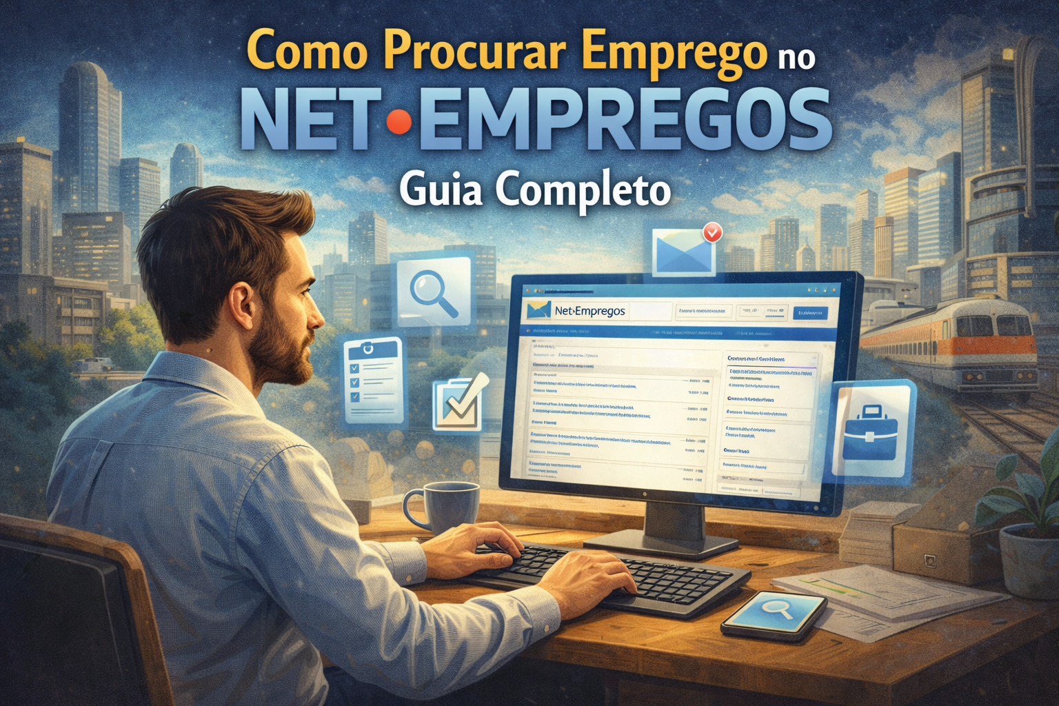 Foto de artigo sobre net empregos.