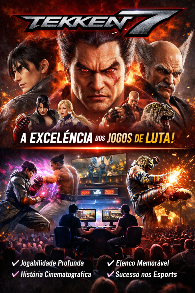 Foto de artigo sobre excelência do Tekken 7.