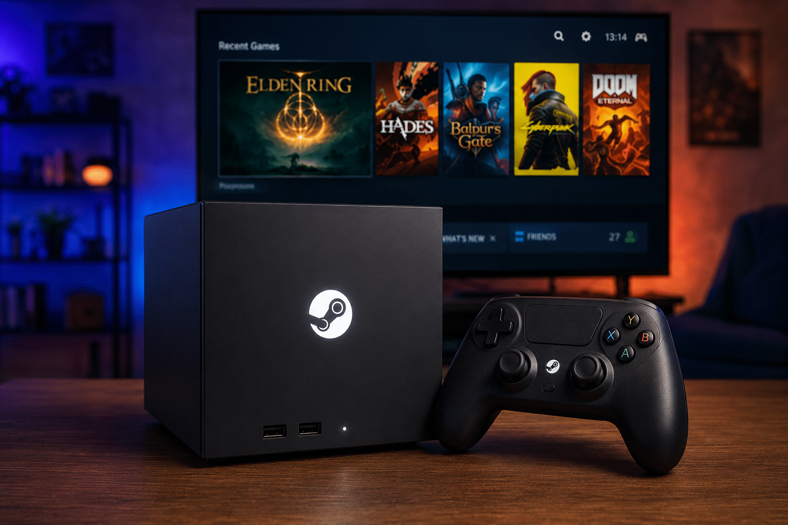 Foto de artigo sobre Steam Machine.